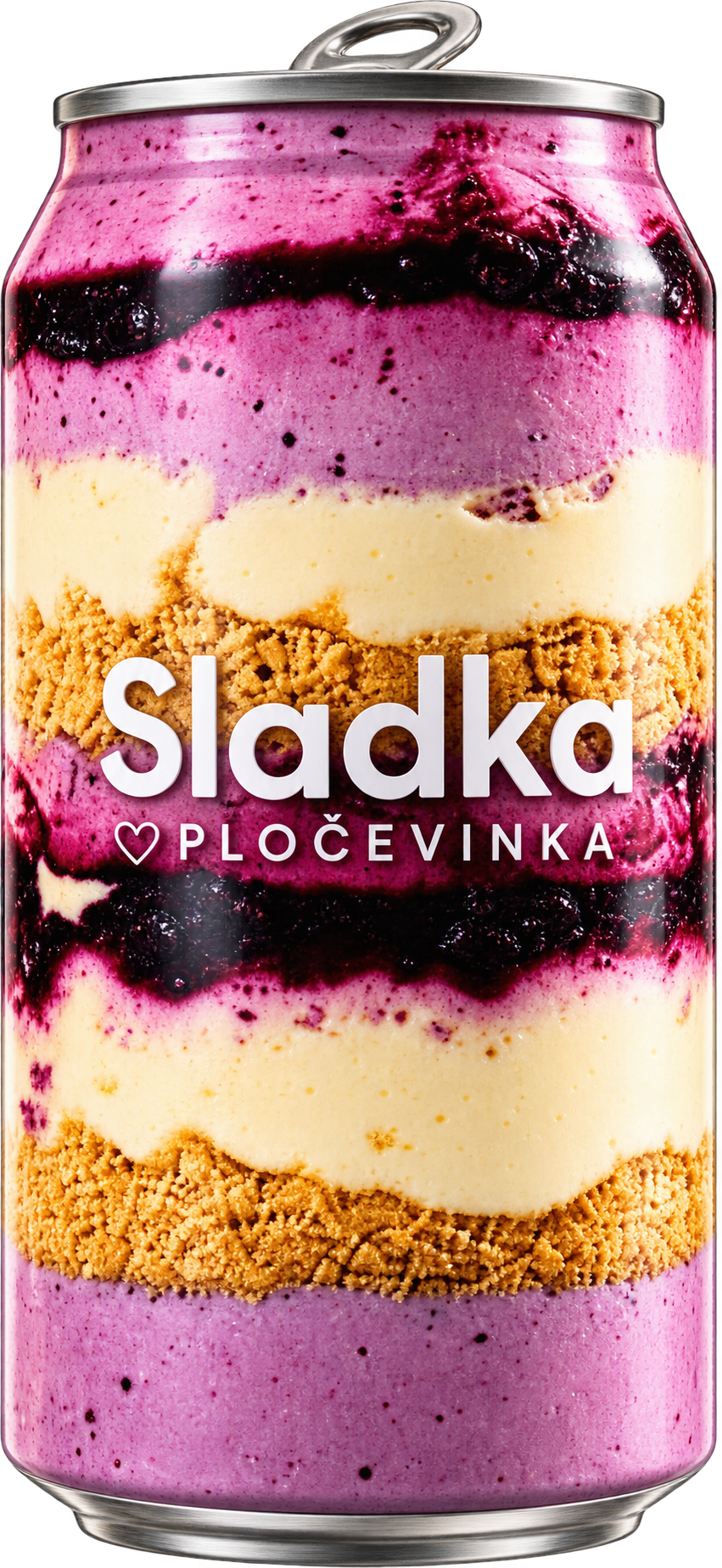 Borovničeva sladica v pločevinki